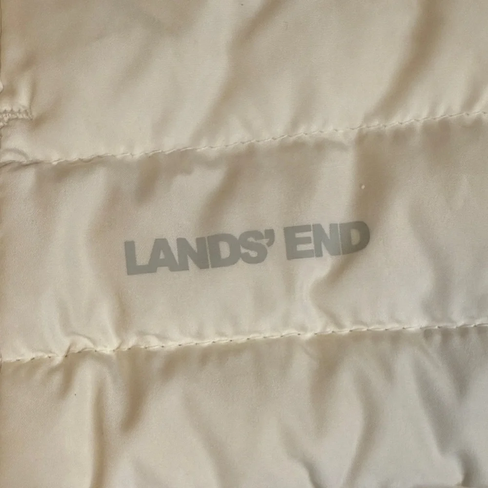 Lands' End Down Puffer Women's Vest 80% Down 20% feathers
